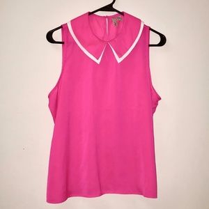 Forever 21 Pink Fuchsia Sleeveless Blouse